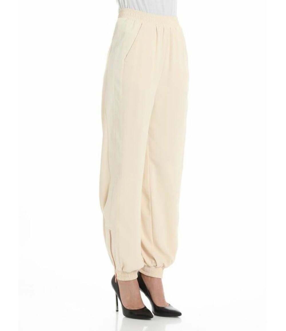 See by Chloe 2001 Angora Beige Fluid Jogger Pant Size 38